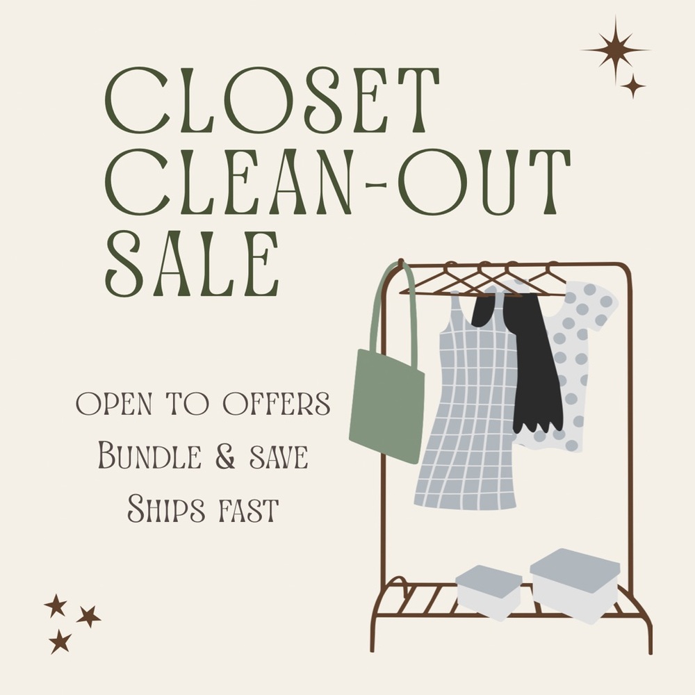 Closet Clean-Out Sale